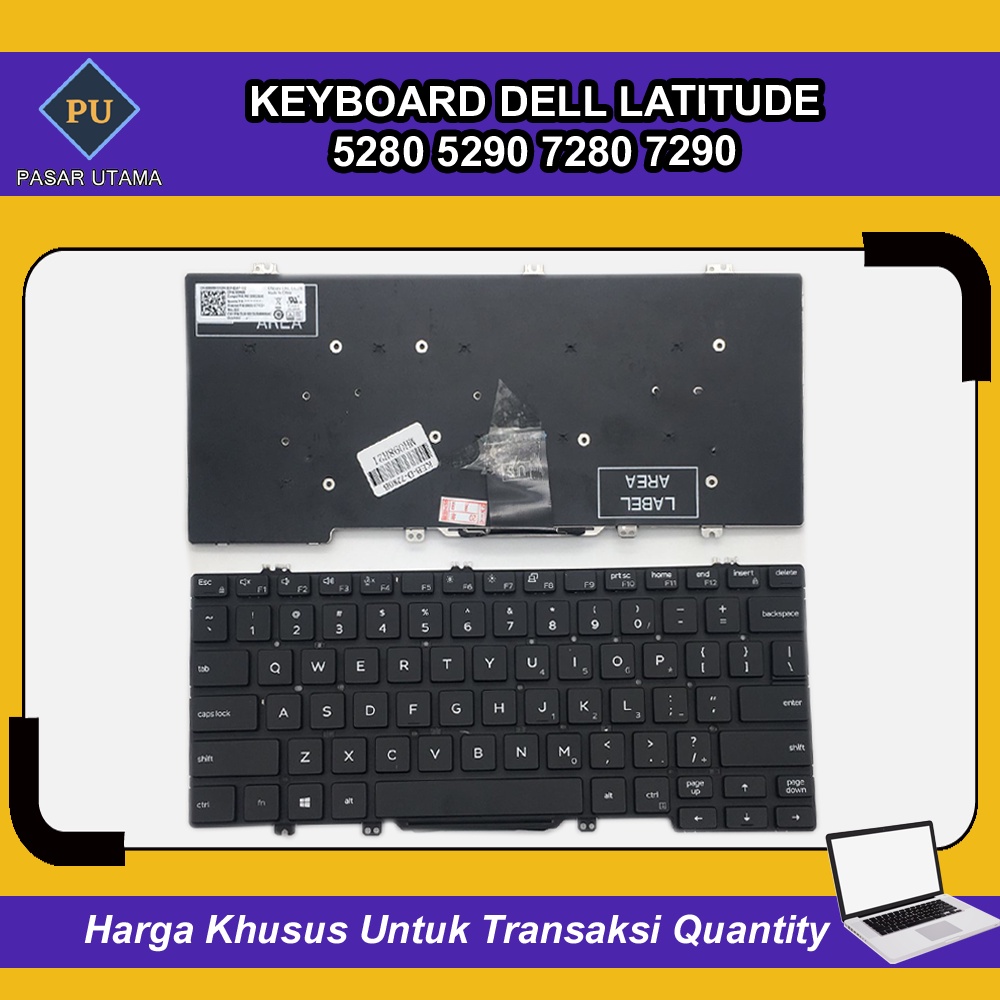 Keyboard Dell Latitude 7280 5280 5290 7290