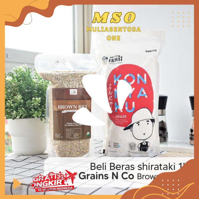 

BUY BERAS SHIRATAKI 1 KG GET GRAINS N CO RICE 1 KG HIGHT CLASS PRODUK !!