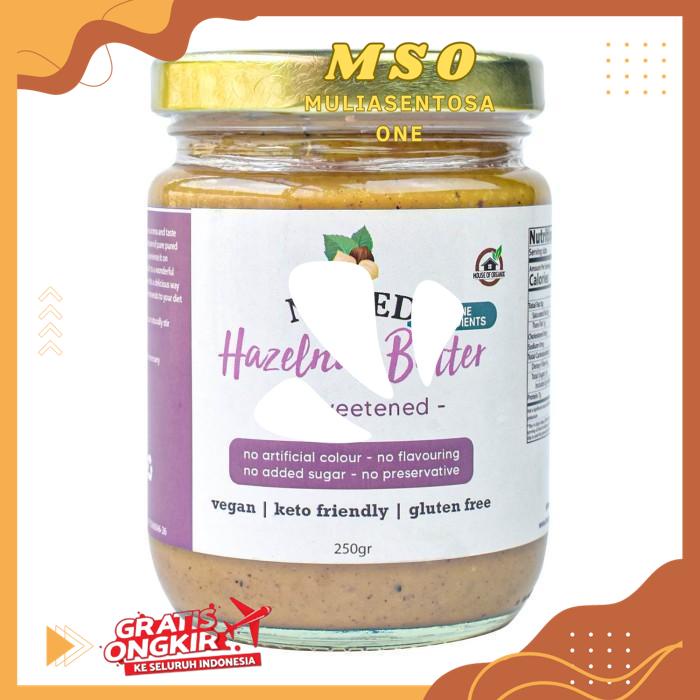 

NAKED HAZELNUT BUTTER UNSWEETENED 250 GR THE BEST SELLER !!