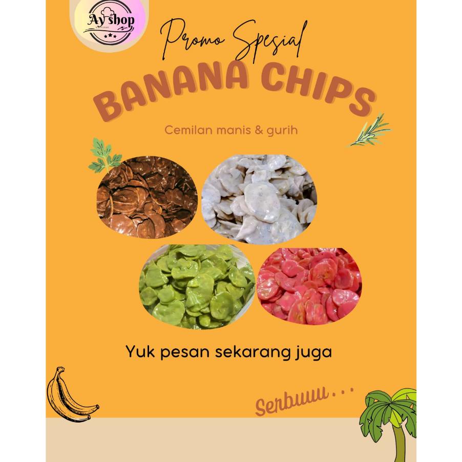

Banana Chips Keripik Pisang Lumer 250Gr