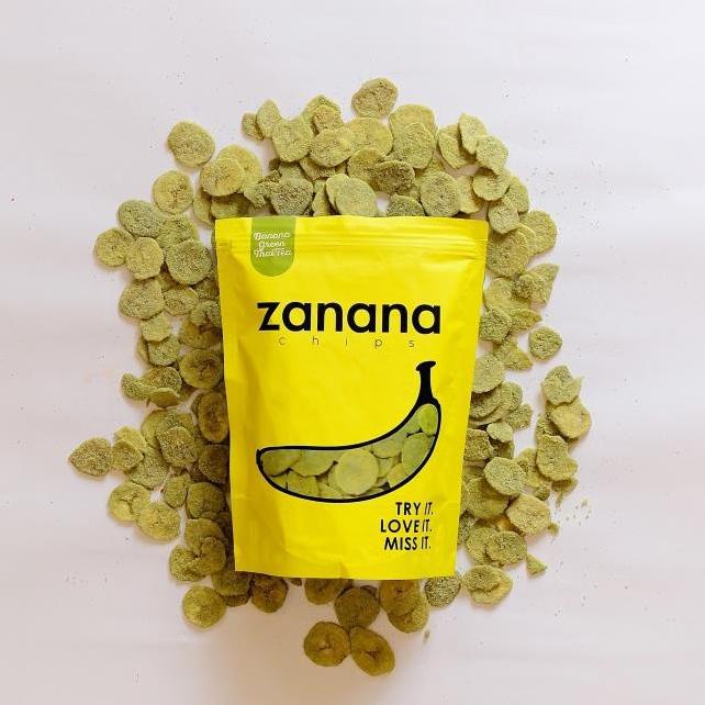 

Zanana Chips Paket Green Thai Tea 3 Pcs | Keripik Pisang Bumbu Tebal Dan Renyah