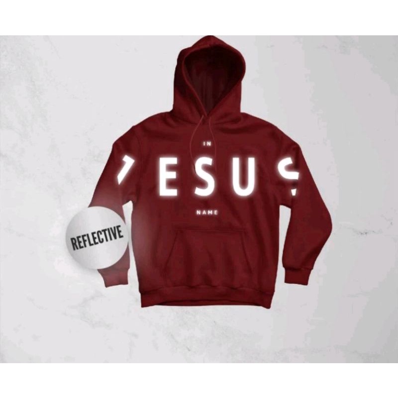 IN JESUS NAME REFLECTIVE HOODIE