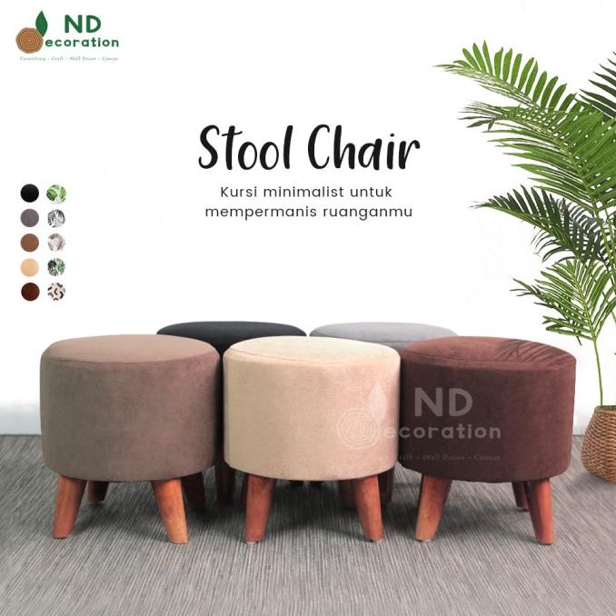 KURSI STOOL / SOFA STOOL / STOOL BULAT / SOFA KECIL