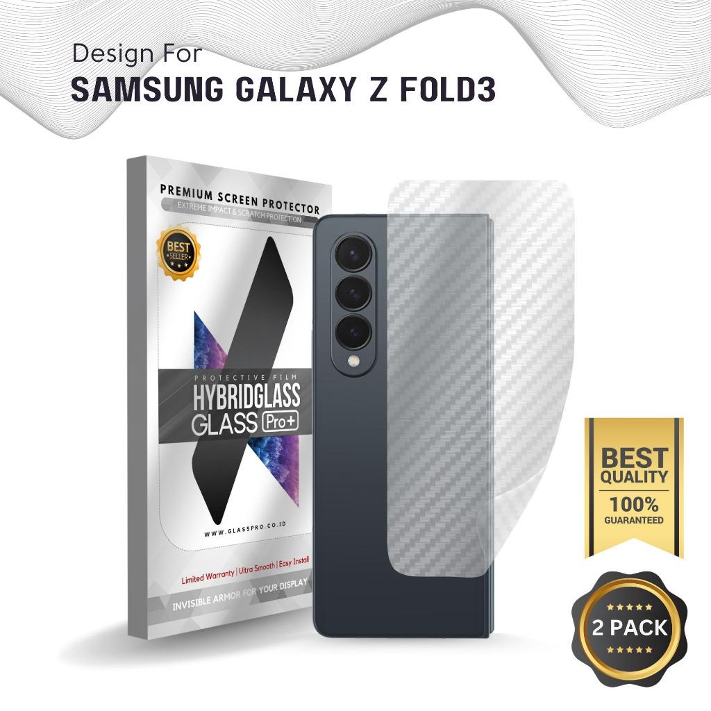 Fiber Guard Screen Protector Samsung Galaxy Z Fold3 Z Fold 3 Back, 3D Anti Gores Belakang Premium, C