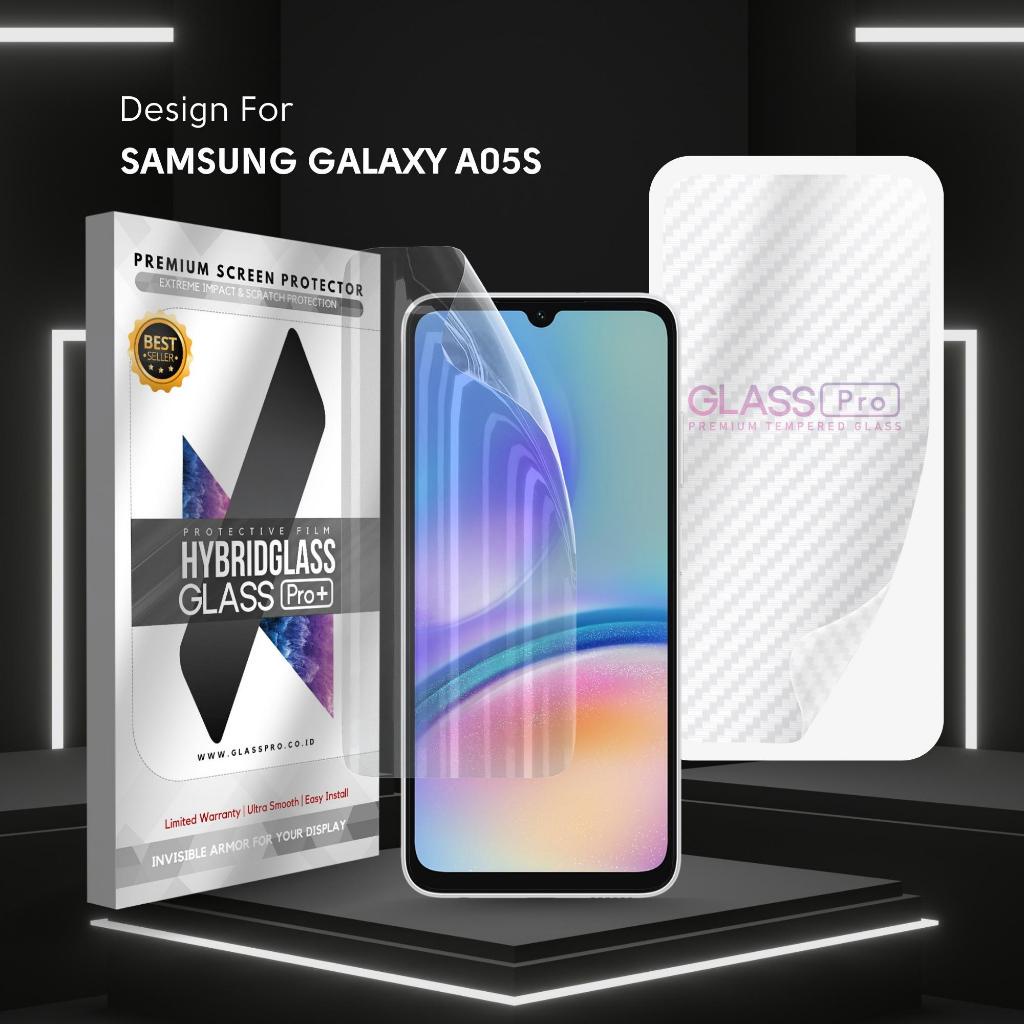 Hybrid Glass Premium Anti Gores Hydrogel Samsung Galaxy A05s Full Cover Screen Protector Glass Pro N