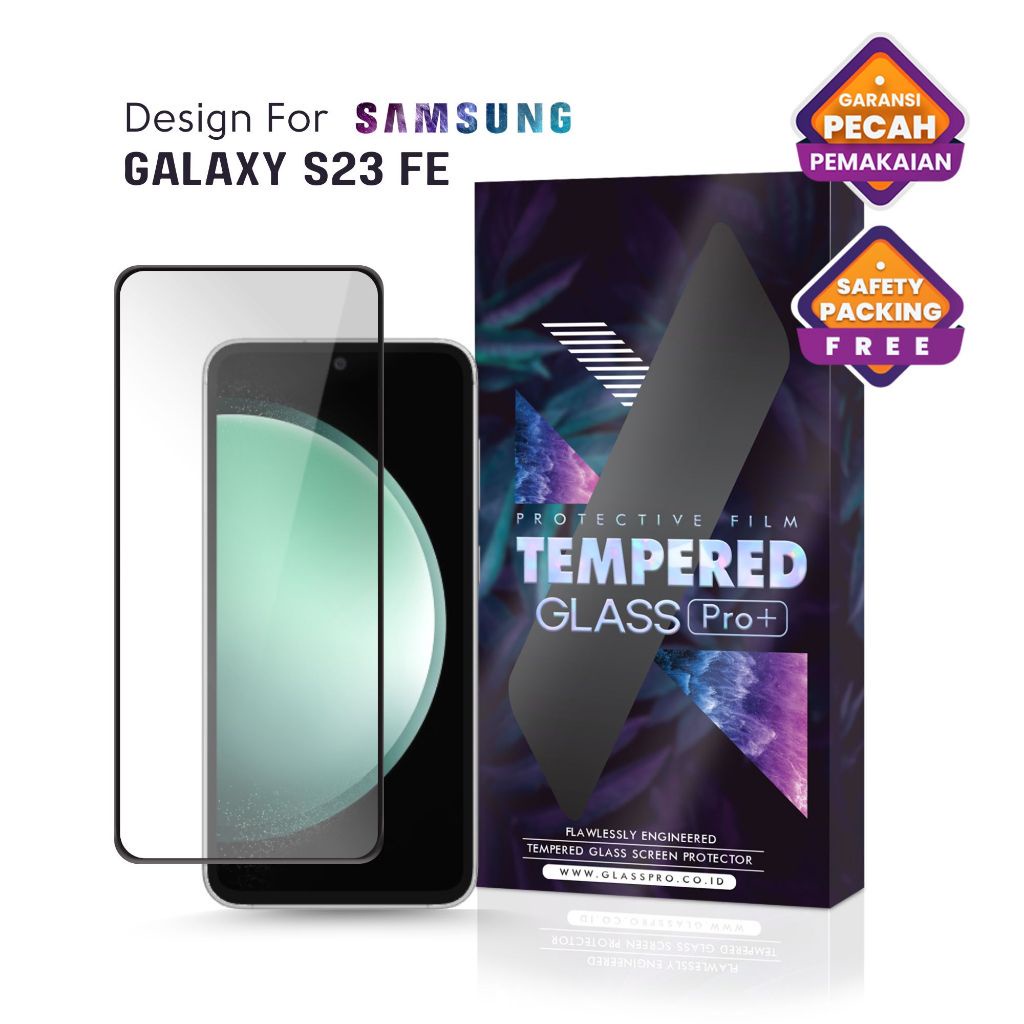 Tempered Glass Samsung Galaxy S23 FE Full Cover - Premium Glass Pro