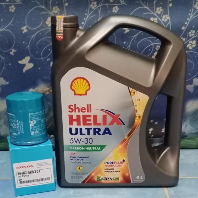 Paket Ganti Oli Honda Shell Ultra 5W-30