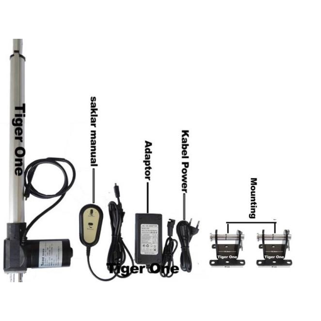 Aktuator, Actuator 24V Linear Aktuator, Linear Actuator 30Cm 6000N