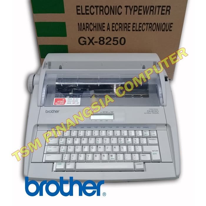 

Mesin Tik Elektrik Brother GX8250