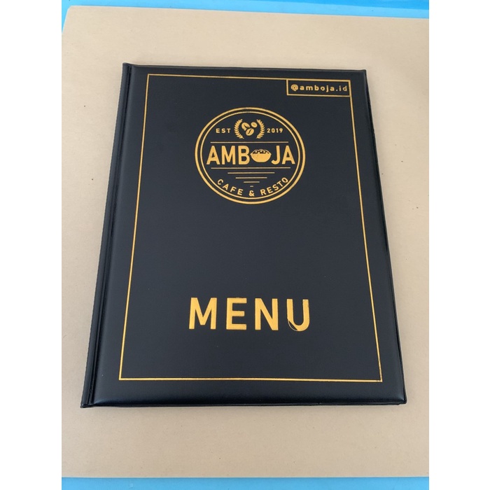 

Buku menu restoran pesanan atas nama ibu maya