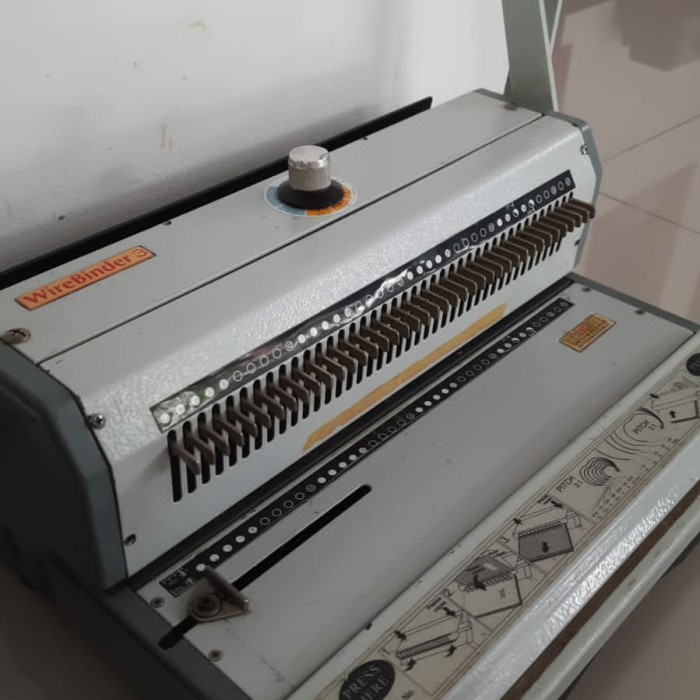 

Mesin Jilid Ring Kawat 3:1 Wire Comb Binding Machine Renz Germany