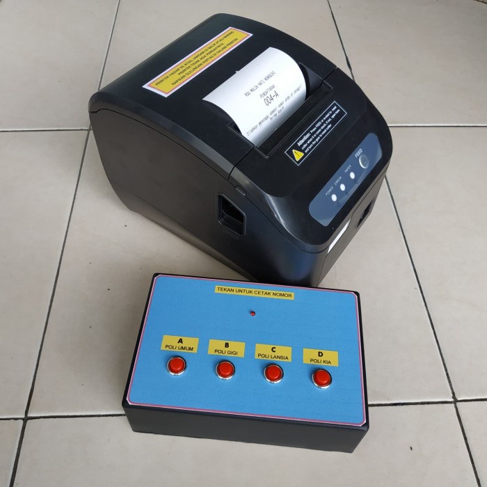 

kontrol printer tiket mesin antrian antri