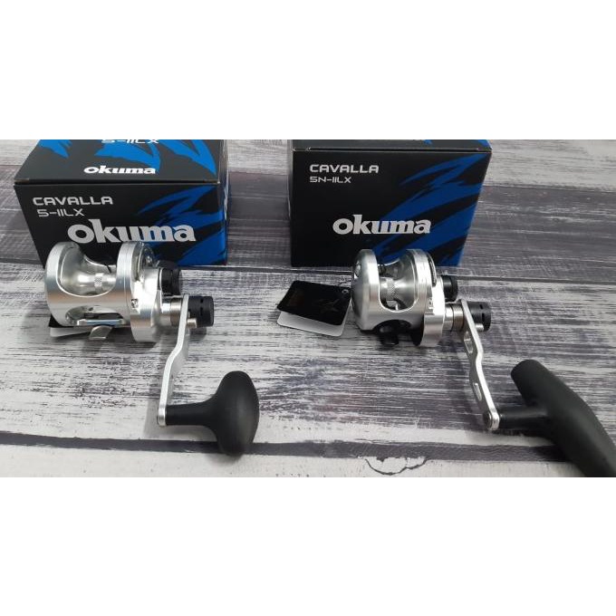OKUMA CAVALLA LEVER DRAG REEL 2 SPEED HANDLE KIRI 5IILX, 5NIILX,12IILX