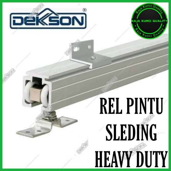 Rel Pintu Geser 3Meter D6 Dekson/Rel Sliding Alumunium Dekson D6