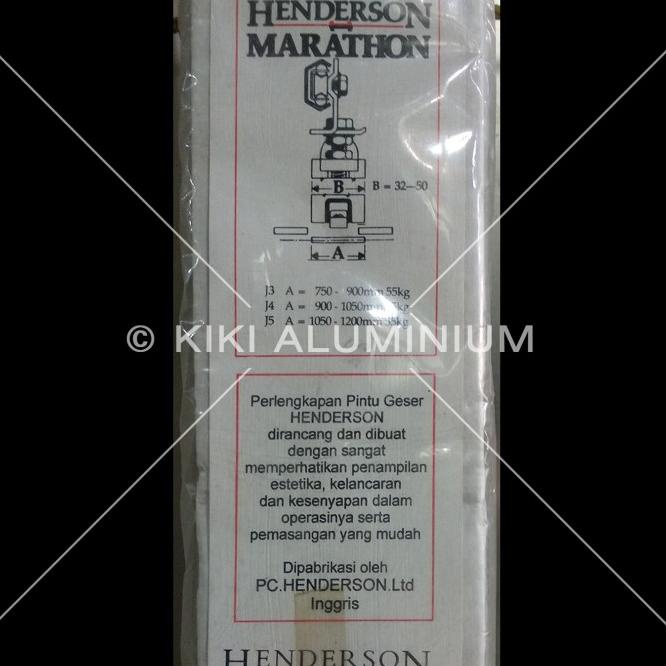 Rel Pintu Geser / Sliding - Henderson Marathon - Made In England