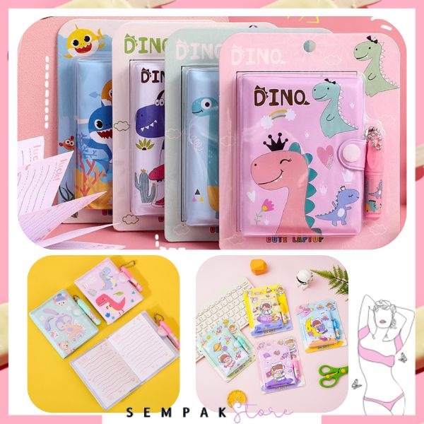 

SS Set Mini Note Book Notes Unicorn Free Pena Kartun Lucu Kreatif Untuk Anak Anak Buku Catatan Lucu Dengan Pulpen