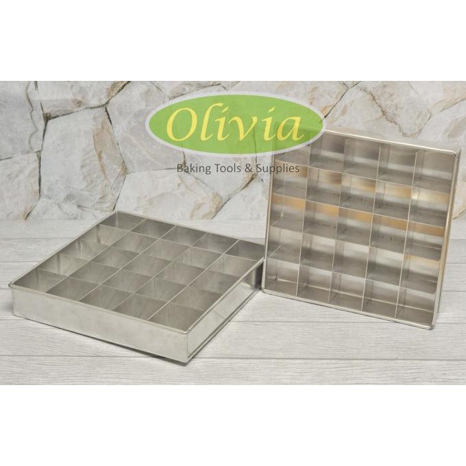 Loyang Sekat brownies / Cetakan Brownies / Cetakan Kue Kotak