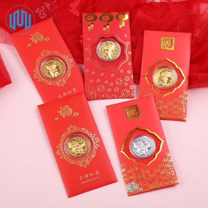 

New! Angpao Imlek Angpau Koin Emas Macan Harimau Gold Coin Tahun 2022 Limited