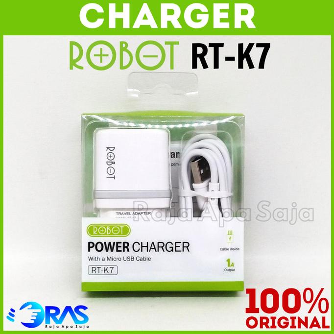 Hot Sale - Charger Robot RT-K7 Casan Chasan Carger Android HP Micro Ori .,