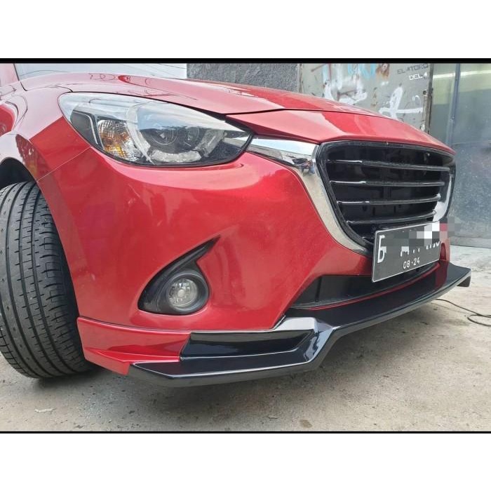 FRONT LIPS / LIPS DEPAN BODYKIT MAZDA 2 SKYACTIV 2015-2019