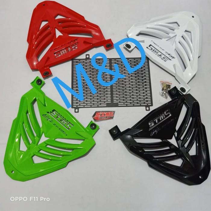 SET COVER MESIN NINJA ZX25R+TUTUP RADIATOR NINJA ZX25R