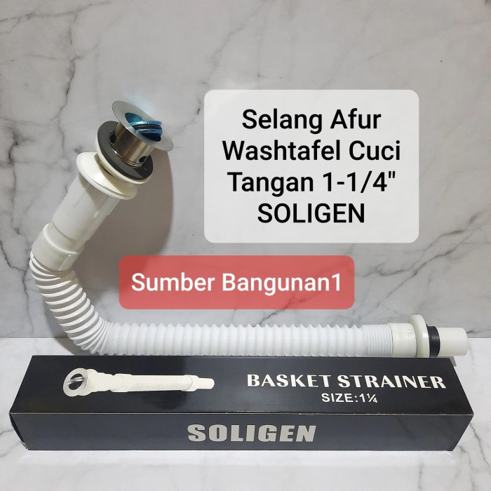 Selang afur wastafel cuci tangan selang fleksibel panjang