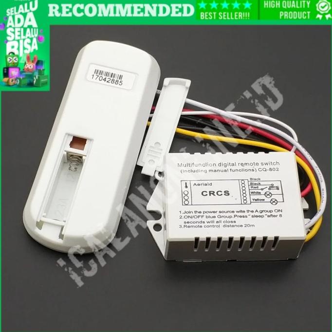 Remote Lampu Rumah/Saklar Lampu Rumah Wireless 2 way