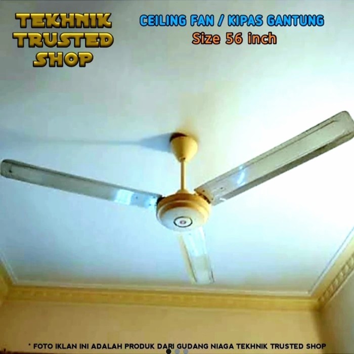 Ceiling fan baling 56" FC30 kipas angin gantung besar besi