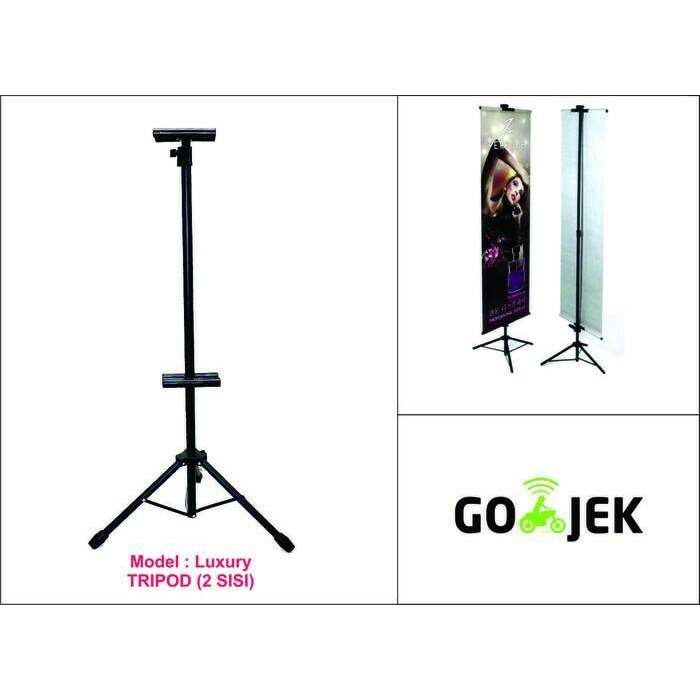 

TRIPOD BANER HARGA MURAH DOBLE MODEL LUXURY 2 sisi