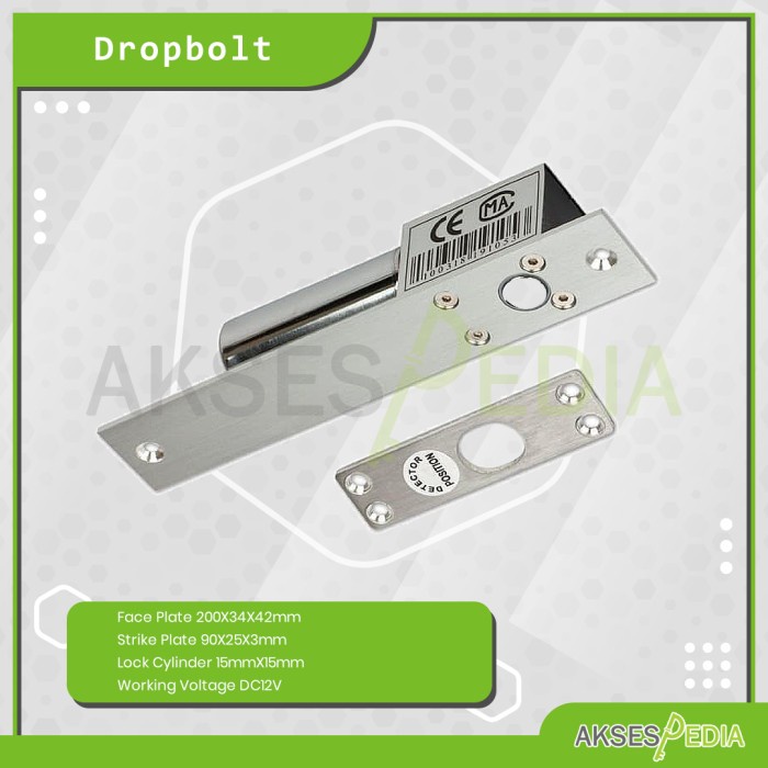 

Drop Bolt / Dropbolt Standar 2 Kabel Polos
