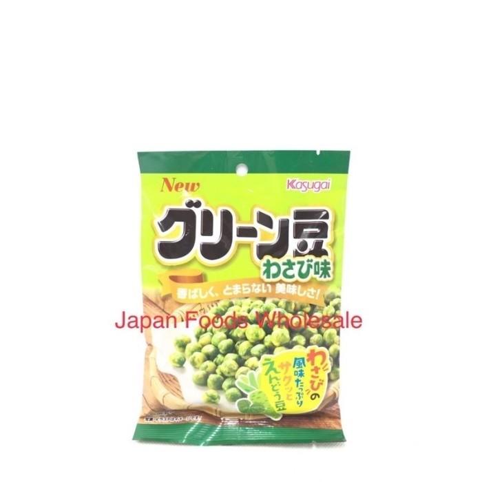 

Kasugai Wasabi Green Mame [ Green Peas ] / snack impor / kacang jepang Best Seller