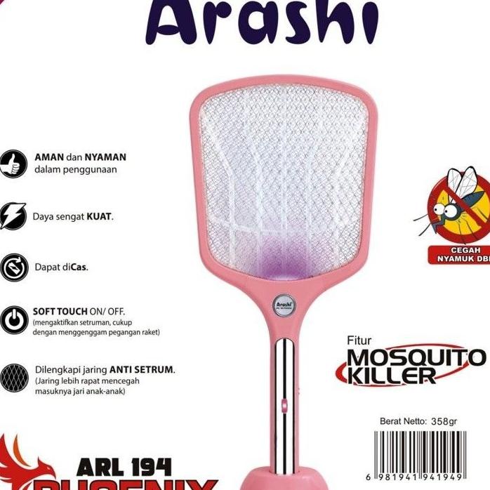 Raket Nyamuk / Raket Nyamuk Cas / Raket Nyamuk Bagus / Raket Nyamuk Arl 194 Phoenix Arashi