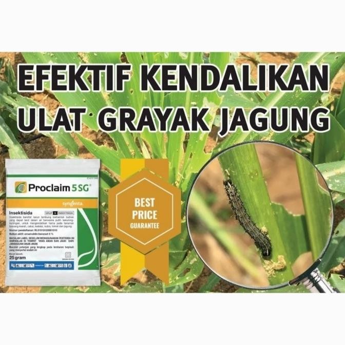  OBAT HAMA TANAMAN PROCLAIM 5 SG 25 GRAM INSEKTISIDA TANAMAN -