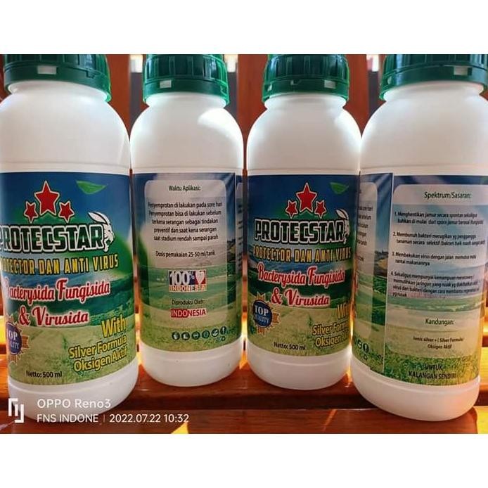 PROTECTSTAR Bakterisida, Fungisida & Virusida Tanaman 500 ML. Obat