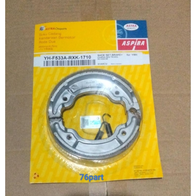 Kampas Rem belakang Mio Mio j Vega ZR RX-King Original Aspira