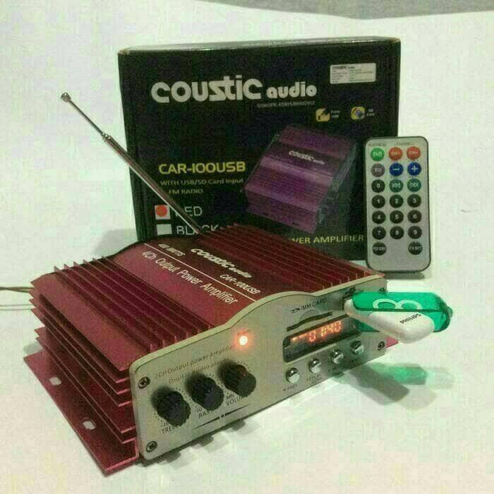 POWER AMPLIFIER COUSTIC AUDIO CA-100 4CHANEL
