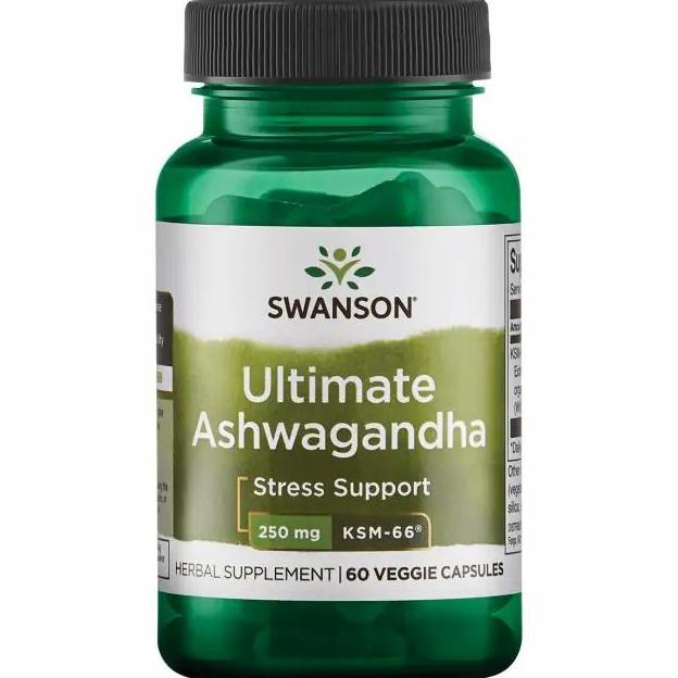 Swanson Ultimate Ashwagandha 250 Mg Ksm 66 Isi 60