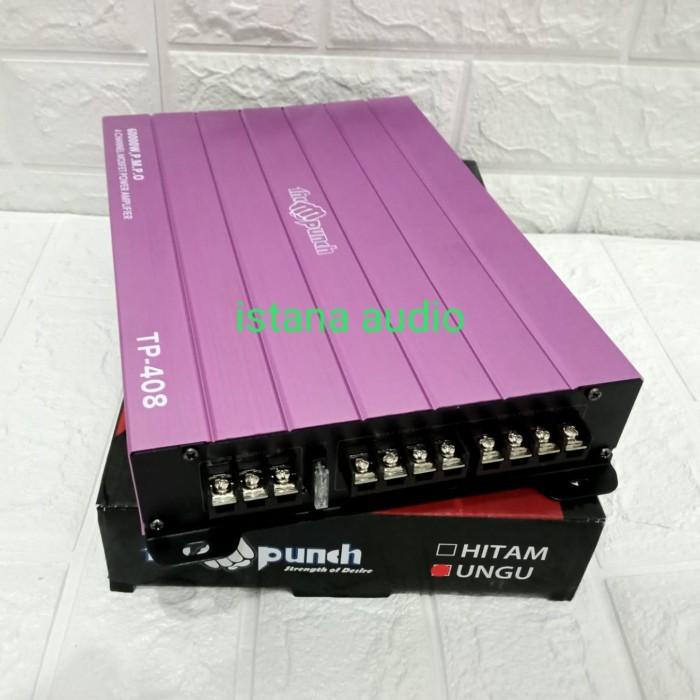 POWER AMPLIFIER THE PUNCH TP-408 MOSFET CLASS AB 4 CHANNEL 60000WATT