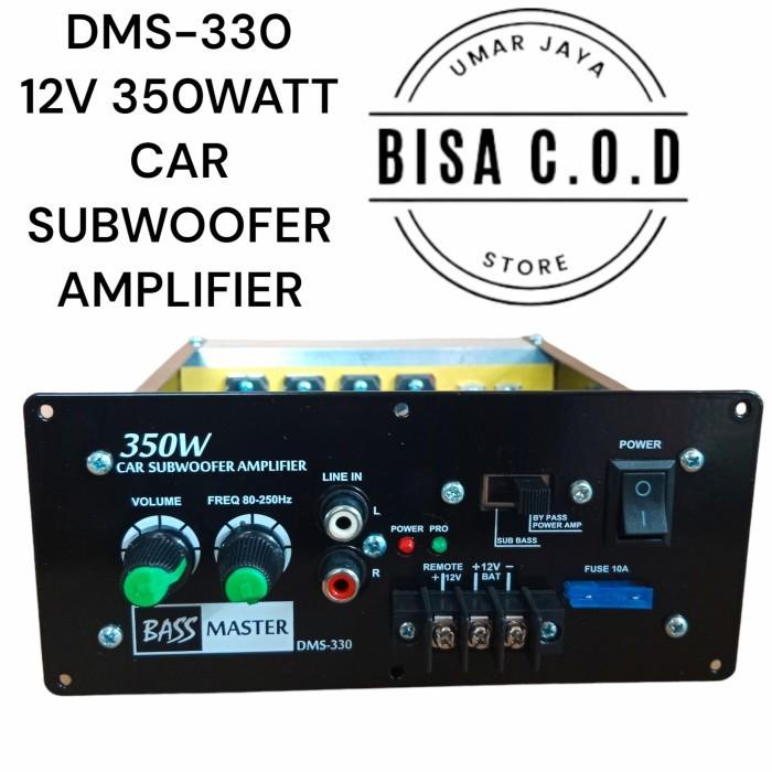 CAR SUBWOOFER AMPLIFIER DMS-330 POWER AMPLI MOBIL POWER SUBWOFER MOBIL