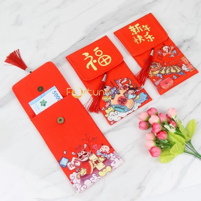 

[IMLEK] Angpao Imlek Kain Chinese New Year Hong Bao Print Terbaru TERLARIS