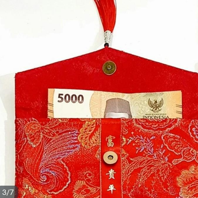

[IMLEK] angpao satin premium/ angpau kain/ angpau dompet isi 1 TERLARIS