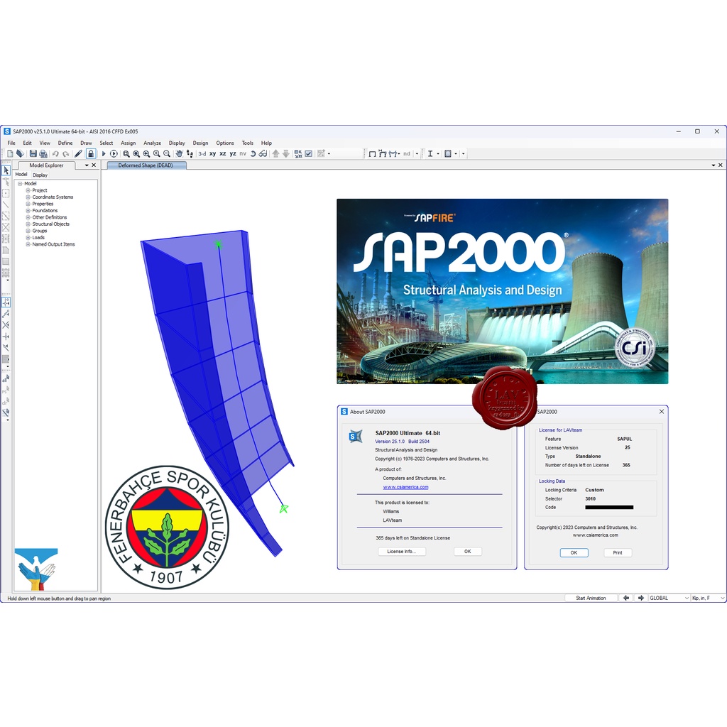 CSI SAP2000  TERBARU