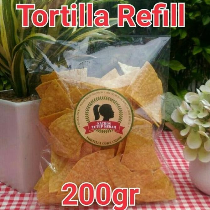 

TERBARU TORTILLA CHIPS NACHOS TUTUP MERAH CEMILAN SEHAT !!!!!