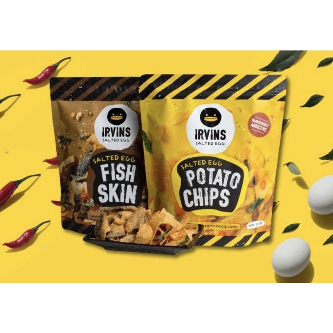 

BIG SALE [SMALL] IRVINS SALTED EGG POTATO CHIPS & FISH SKIN 105GRAM KECIL IRVIN !!!!!