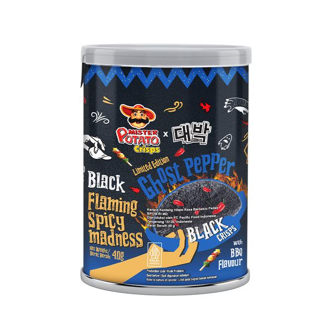 

BIG SALE MISTER POTATO CRISPS GHOST PEPPER BBQ 40 GR - 4 PCS !!!!!