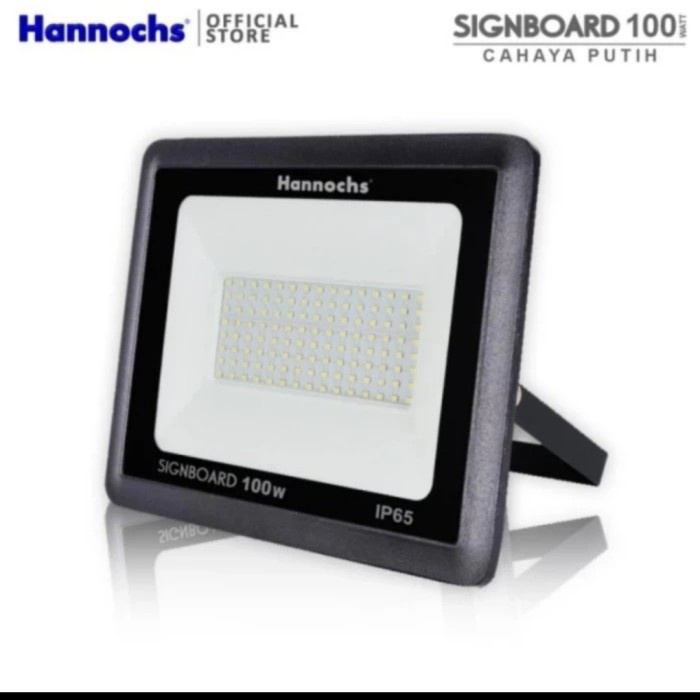 Hannochs Lampu Sorot Led Flood Light Signboard 100W 100Watt Terlariss 