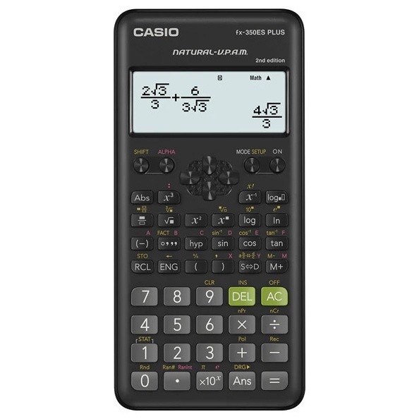 

CASIO SCIENTIFIC CALCULATOR FX 350ES PLUS ORIGINAL TERBARU