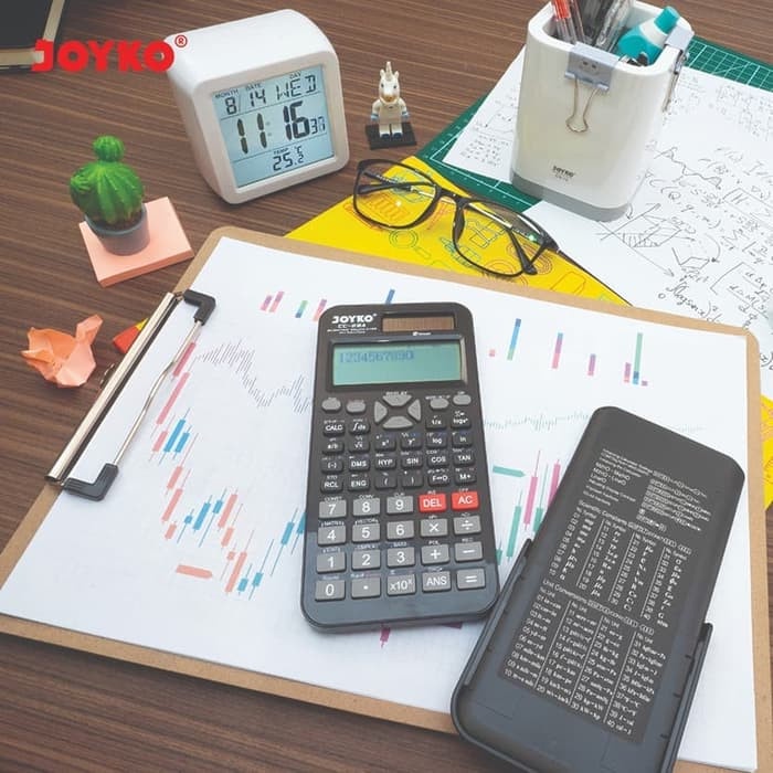 

CALCULATOR / KALKULATOR JOYKO CC-29A / SCIENTIFIC / 417 FUNCTIONS ORIGINAL TERBARU