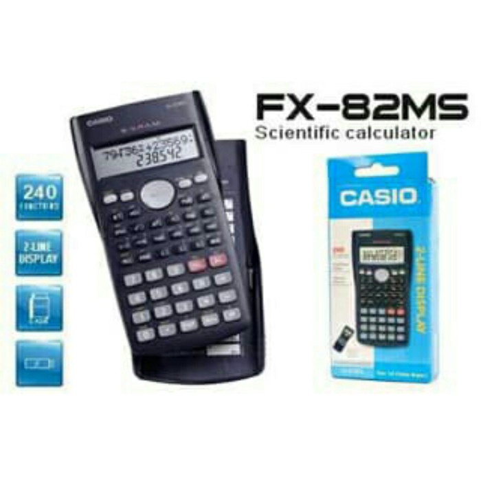 

CALCULATOR/KALKULATOR SCENTIFIC CASIO FX 82MS#ORIGINAL ORIGINAL TERBARU