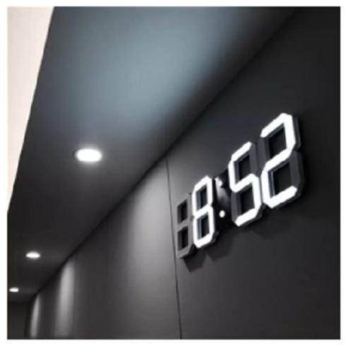 JAM DINDING DIGITAL LED/JAM MEJA-ALARM-SUHU/JAM 3D BESAR MODERN